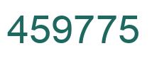Número 459775 imagen verde