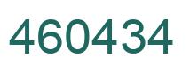 Número 460434 imagen verde