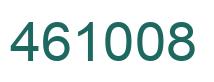 Number 461008 green image