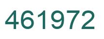 Número 461972 imagen verde