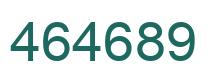 Número 464689 imagen verde