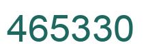 Número 465330 imagen verde