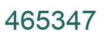 Número 465347 imagen verde
