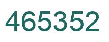 Número 465352 imagen verde