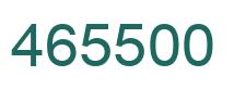Número 465500 imagen verde
