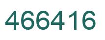 Number 466416 green image