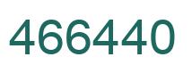 Número 466440 imagen verde