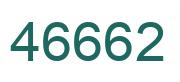 Número 46662 imagen verde