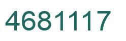 Número 4681117 imagen verde