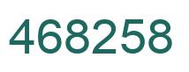 Número 468258 imagen verde