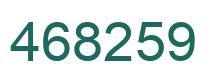 Número 468259 imagen verde