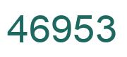 Número 46953 imagen verde