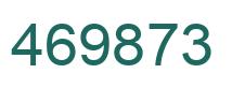 Número 469873 imagen verde