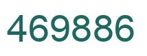 Number 469886 green image