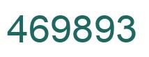 Number 469893 green image
