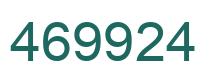 Número 469924 imagen verde