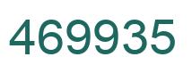 Número 469935 imagen verde