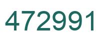 Number 472991 green image