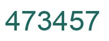 Número 473457 imagen verde