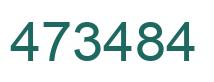 Number 473484 green image