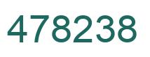 Number 478238 green image