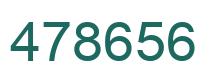Number 478656 green image