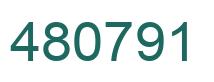 Número 480791 imagen verde