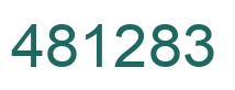 Número 481283 imagen verde
