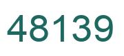 Number 48139 green image