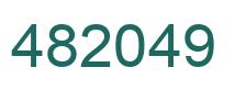 Número 482049 imagen verde