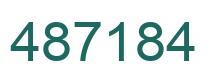 Número 487184 imagen verde