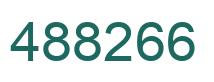 Number 488266 green image