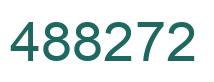 Number 488272 green image