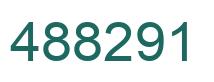 Number 488291 green image