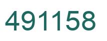 Número 491158 imagen verde