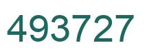 Número 493727 imagen verde