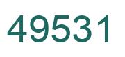 Número 49531 imagen verde