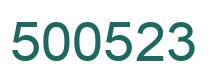 Number 500523 green image