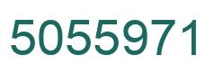 Número 5055971 imagen verde