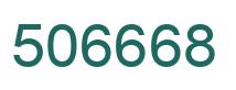 Número 506668 imagen verde