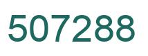 Number 507288 green image