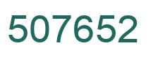 Número 507652 imagen verde