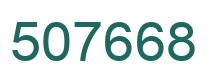 Número 507668 imagen verde