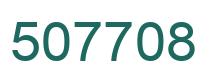 Número 507708 imagen verde