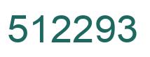 Number 512293 green image
