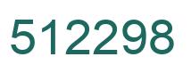 Number 512298 green image