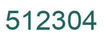Número 512304 imagen verde