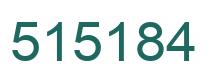 Número 515184 imagen verde