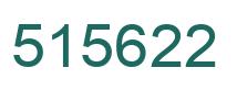 Number 515622 green image