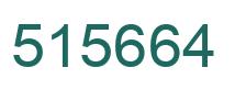 Number 515664 green image